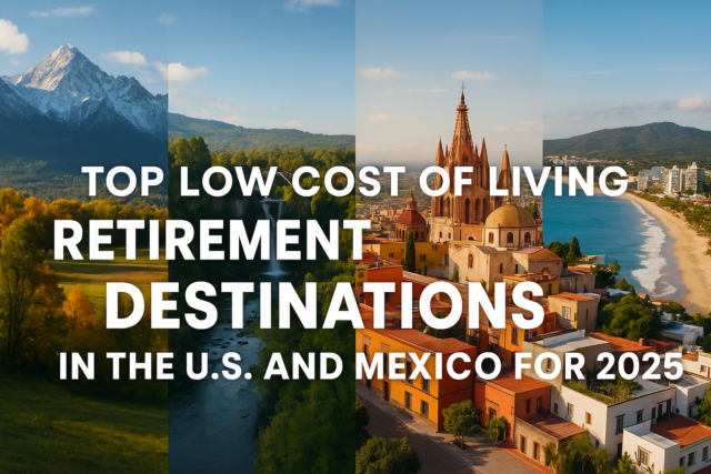 low cost of living destinations us and mexico